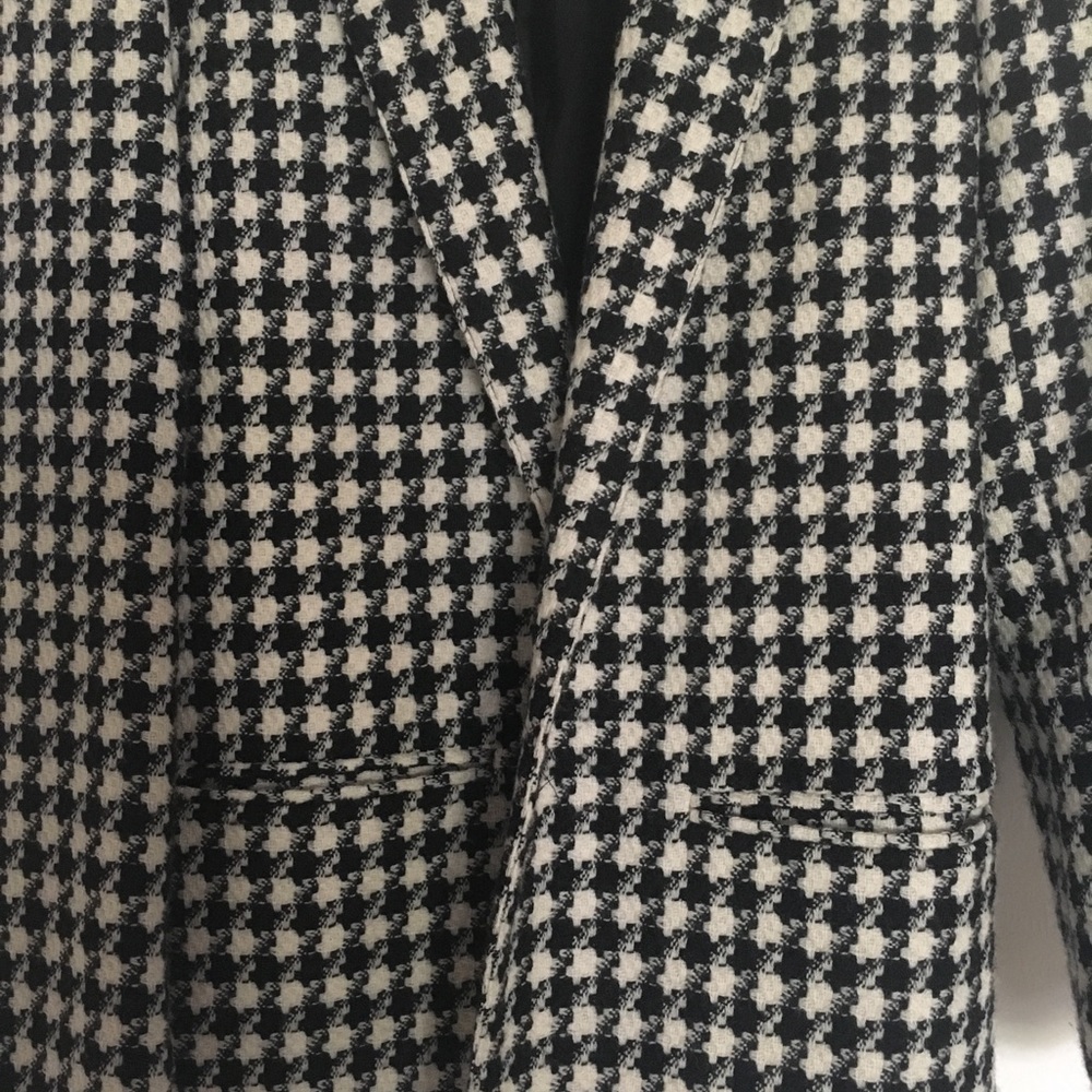 Gingham Wool Light Weight Blazer - image 2